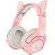 Дротові навушники Onikuma K9 Gaming CAT with LED Pink